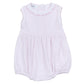 Magnolia Baby Mini Stripes Ruffled Sleeveless Bubble--Pink