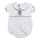 Sweet Dreams Mistletoe Christmas Embroidered White Bubble