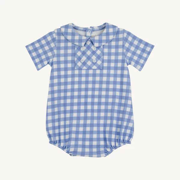 Beaufort Bonnet Benny Bubble--Park City Periwinkle Gingham