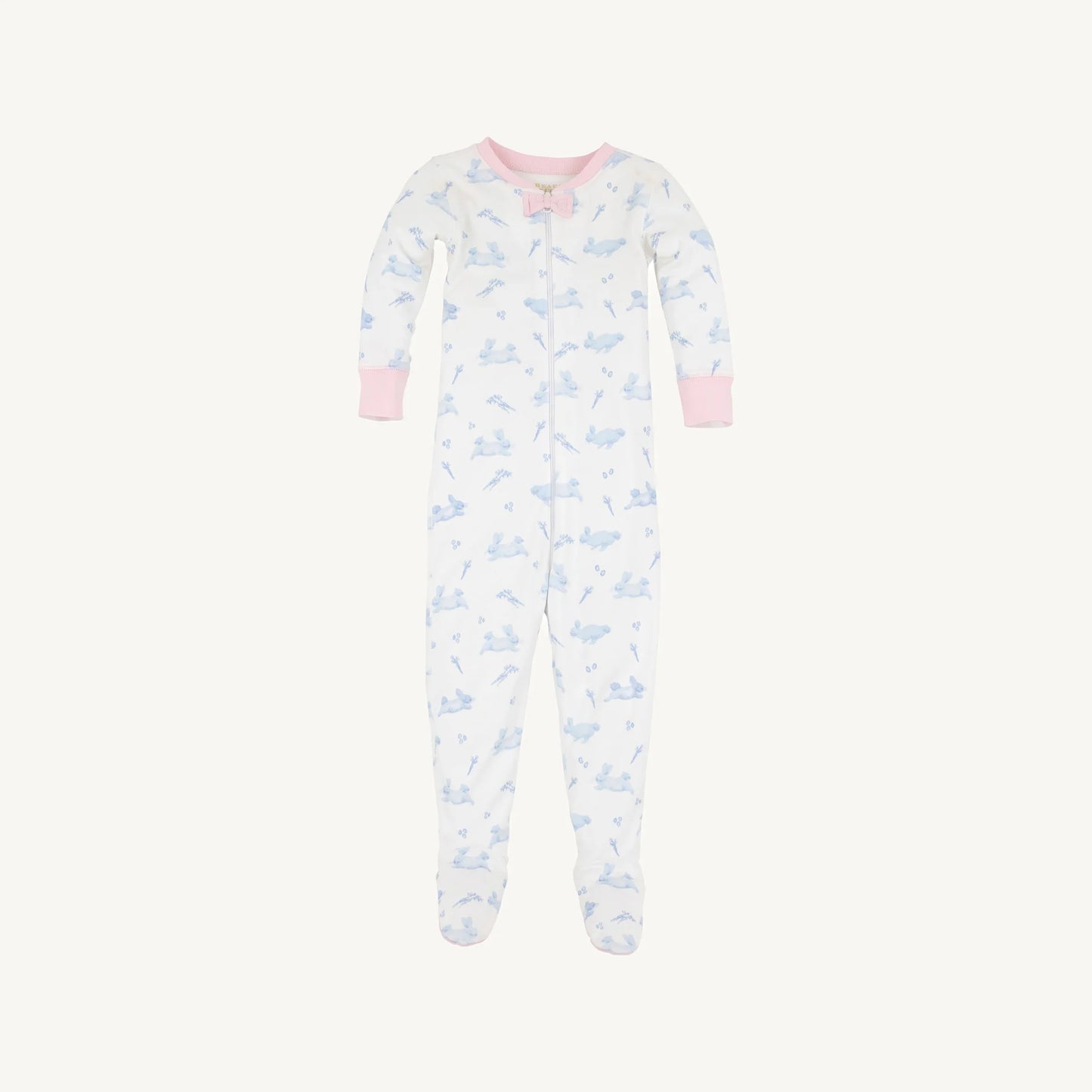 Beaufort Bonnet Noelle's Night Night Footed Sleeper Lindon Hill Hops/Palm Beach Pink