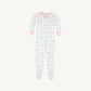 Beaufort Bonnet Noelle's Night Night Footed Pajamas--Lindon Hill Hops/Palm Beach Pink