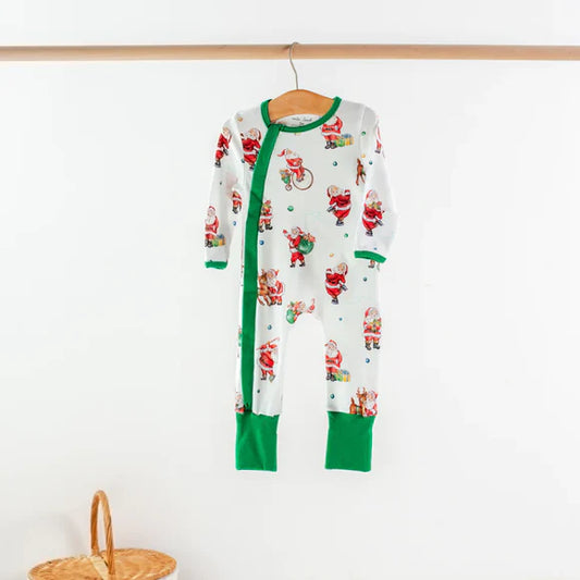 Nola Tawk Santa Claus is Coming to Town Zip Romper