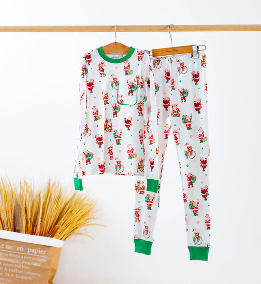 Nola Tawk Santa Claus is Coming to Town Pajama Set