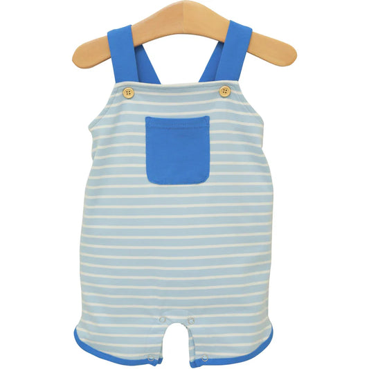 Trotter Street Oliver Shortall--Sky Blue Stripe/Blue