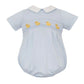 Petit Bebe Duckies Boy's Light Blue Knit Boy's Bubble