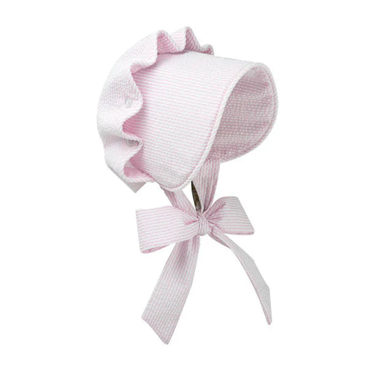 The Beaufort Bonnet Pink Savannah Beaufort Bonnet--SeerSucker