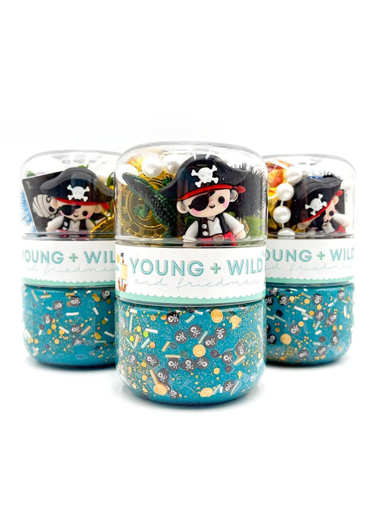 Young, Wild and Friedman Grab and Go Dough Jar--Pirate
