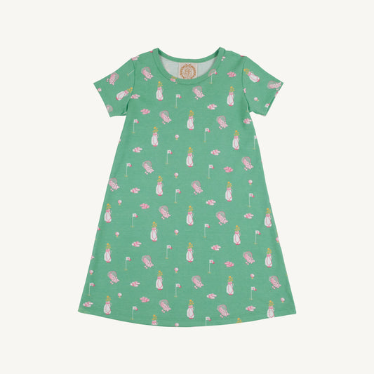 Beaufort Bonnet Short Sleeve Polly Play Dress--Clubhouse Couture (Pier Party Pink)