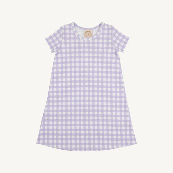Beaufort Bonnet Polly Play Dress--Lauderdale Lavender Gingham
