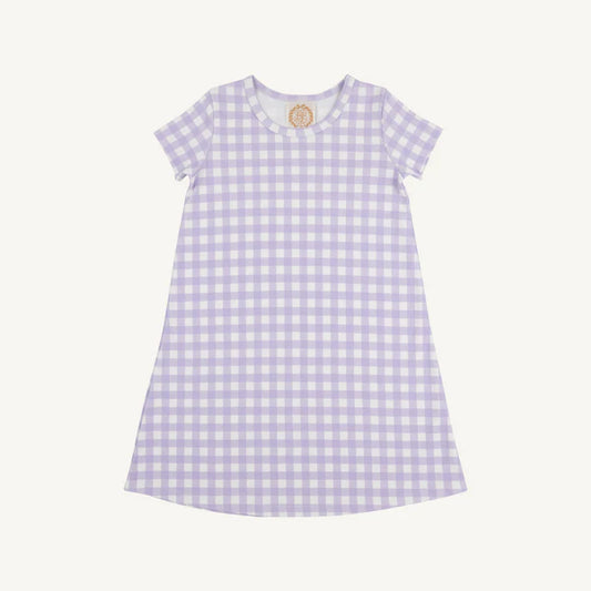 Beaufort Bonnet Polly Play Dress--Lauderdale Lavender Gingham
