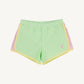Beaufort Bonnet Shimmy Shake Shorts--Lexington Lime Seersucker with Pier Party Pink