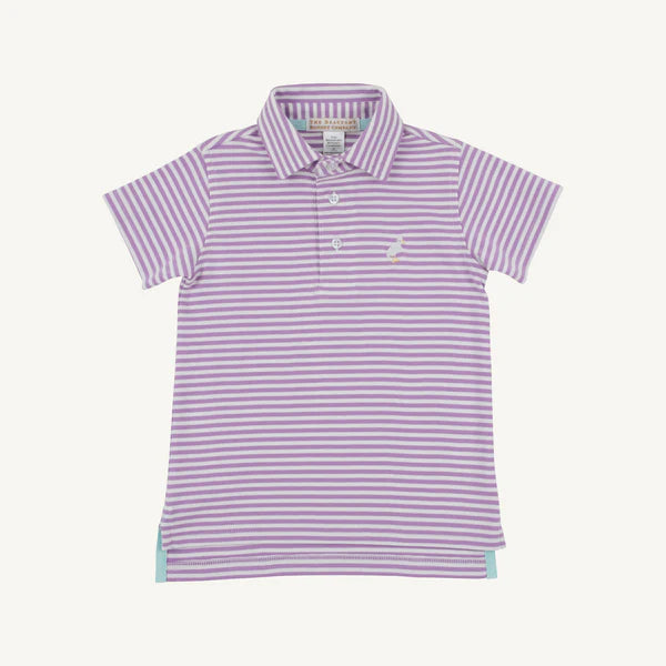 Beaufort Bonnet Prim and Proper Polo--Valley High Violet Stripe