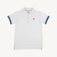Beaufort Bonnet Prim and Proper Polo Worth Ave White/Wood Boat Blue