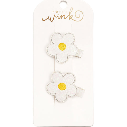Sweet Wink Daisy Flower Clip Set