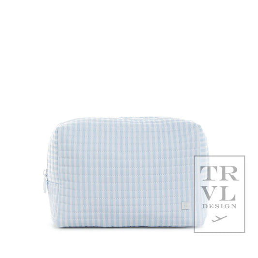 TRVL Design Quilted Everyday Bag--Pimlico Stripe Blue