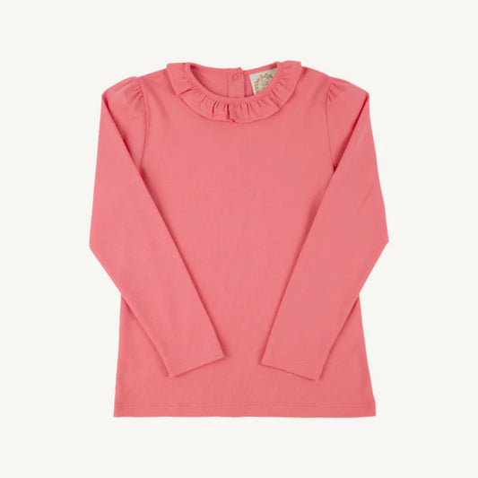 Beaufort Bonnet Reece Ruffle Top-Parrot Cay Coral