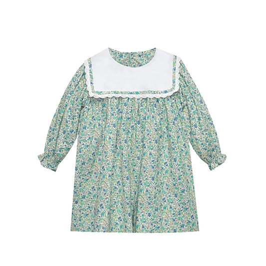 Remember Nguyen Blue Flower Reese Dress