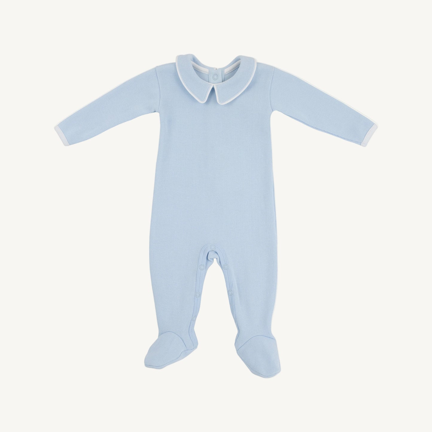 Beaufort Bonnet Rock Me Romper--Buckhead Blue/Worth Ave White