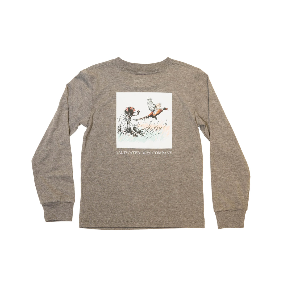 Saltwater Boys Long Sleeve Graphic Tee--Hunt Scene