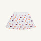 Beaufort Bonnet Searcy Skort--Tiger Triumph with Worth Avenue White