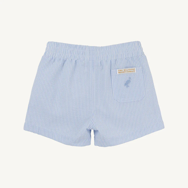 Beaufort Bonnet Sheffield Shorts--Breakers Blue Seersucker