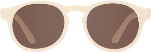 Babiators Classic Keyhole Sunglasses: Sweet Cream--Ages 0-2