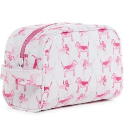 TRVL Design Stow It Dopp Bag--Puppy Love Pink