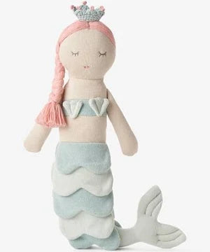 Elegant Baby Mermaid Knit Doll Toy