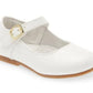 L'Amour Rebecca Dressy Flat-Pearlized White