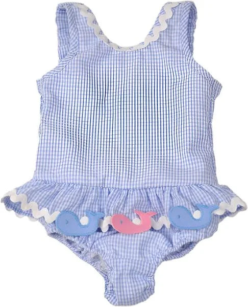 Funtasia Too One Piece Swimsuit, Whales