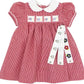 Lullaby Set, Ruth Ribbon Dress, Ridgeland Red Minigingham