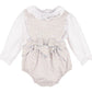Sophie and Lucas BB Blooms OG Girl Overall, Blue
