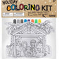 Ganz 8" Color Kit Nativity 9 Piece Set