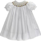 Bailey Boys White Geometric Bishop, Ecru Multi