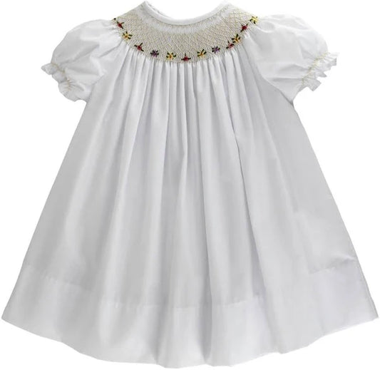 Bailey Boys White Geometric Bishop, Ecru Multi