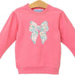 Trotter Street French Terry Pullover- Bow