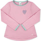 Set Fashions Bridget Top Long Sleeve Cotton Candy Pink, Cool Mint, Heart