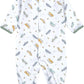 Baby Loren Vintage Cars Pima Snap Footie