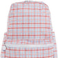 TRVL Design Backpacker-Backpack Classic Plaid Red