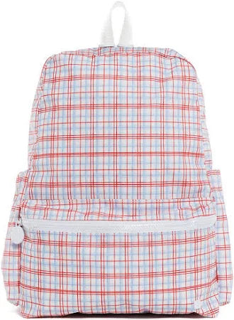 TRVL Design Backpacker-Backpack Classic Plaid Red