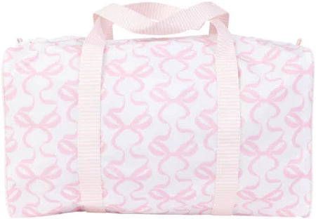 Apple of My Isla The Duffle Bag Bows on White