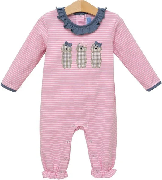 Trotter Street Dog Ruffle Romper