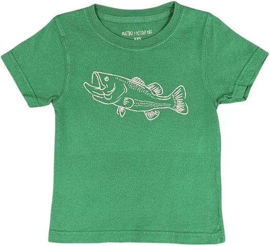 Mustard and Ketchup SS Dark Green Bass T-Shirt