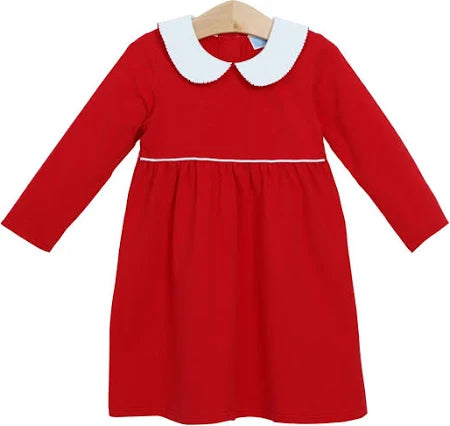 Trotter Street Claire Dress- Red