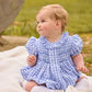 Little English Smocked Bridget Bubble--Woodberry Plaid