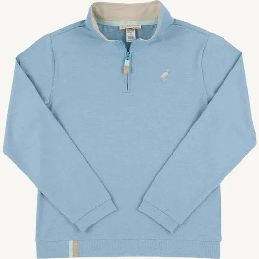 Beaufort Bonnet Prepletic Heyward Half Zip Barrington Blue