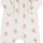 Beaufort Bonnet Leigh Ann Angel Sleeve Romper Nonesuch Stems with Sandpearl Pink