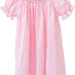 Ruth and Ralph Pink Ghosts Smocked Helen Dress