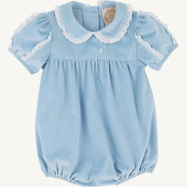 Beaufort Bonnet Mary Baker Bubble Barrington Blue Velveteen