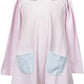 The Proper Peony Light Pink Stripe Aline Scallop Dress